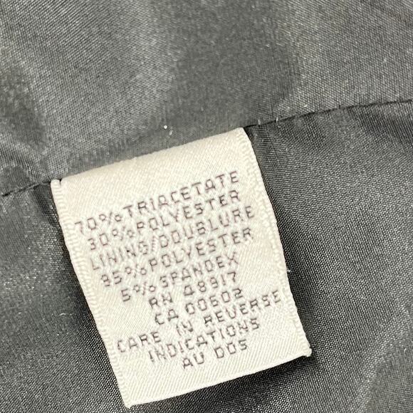 Calvin Klein Short Single-Breasted Blazer 2 Tailored Career Jacket - Picture 5 of 8